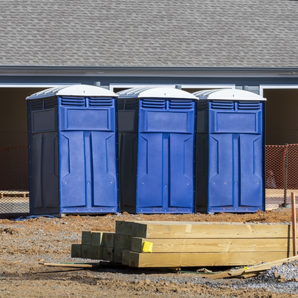 are there any restrictions on where i can place the porta potties during my rental period in Arcadia